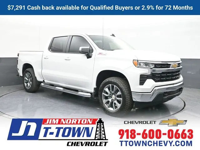 White 2026 Chevrolet Silverado 1500 LT for sale in Tulsa, OK