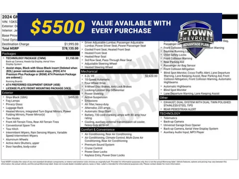 Black 2024 GMC Yukon AT4 for sale in Tulsa, OK