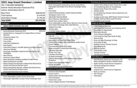 Another view of 2022 Jeep Grand Cherokee L Limited for sale in Tulsa, OK at Jim Norton T-Town Chevrolet