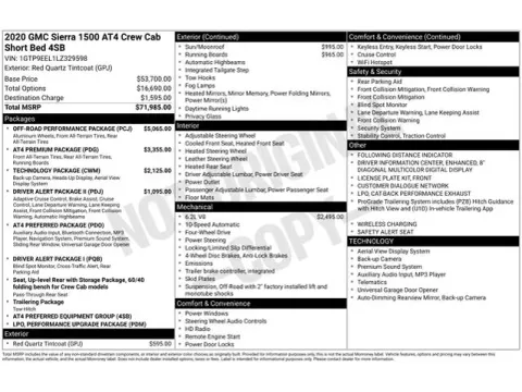 Another view of 2020 GMC Sierra 1500 AT4 for sale in Tulsa, OK at Jim Norton T-Town Chevrolet