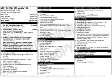 Another view of 2021 Cadillac CT5 Luxury for sale in Tulsa, OK at Jim Norton T-Town Chevrolet