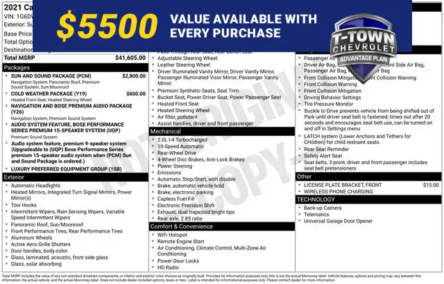 White 2021 Cadillac CT5 Luxury for sale in Tulsa, OK