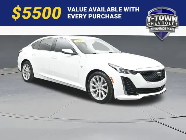 White 2021 Cadillac CT5 Luxury for sale in Tulsa, OK