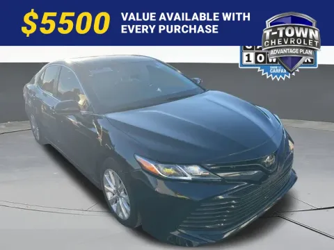 Black 2020 Toyota Camry LE for sale in Tulsa, OK