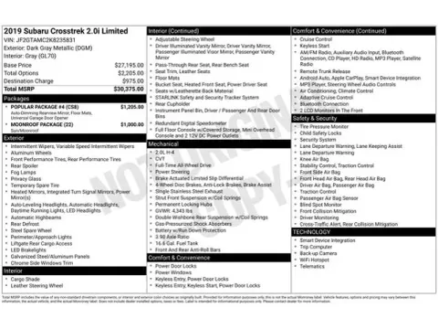 Another view of 2019 Subaru Crosstrek 2.0i Limited for sale in Tulsa, OK at Jim Norton T-Town Chevrolet