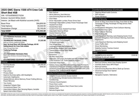 Another view of 2025 GMC Sierra 1500 AT4 for sale in Tulsa, OK at Jim Norton T-Town Chevrolet