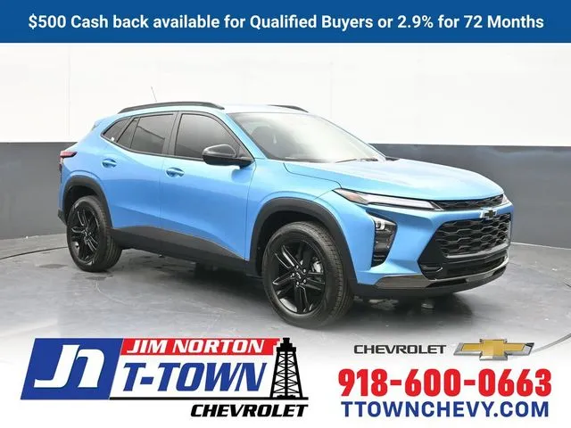 Blue 2026 Chevrolet Trax ACTIV for sale in Tulsa, OK
