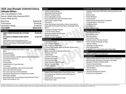 Another view of 2020 Jeep Wrangler Unlimited Sahara for sale in Tulsa, OK at Jim Norton T-Town Chevrolet