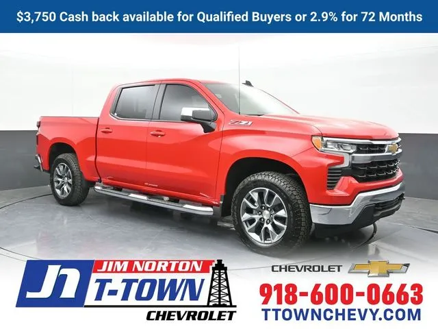 Red 2026 Chevrolet Silverado 1500 LT for sale in Tulsa, OK