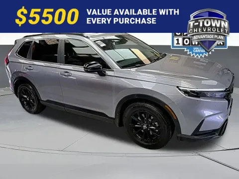 Silver 2023 Honda CR-V Hybrid Sport for sale in Tulsa, OK