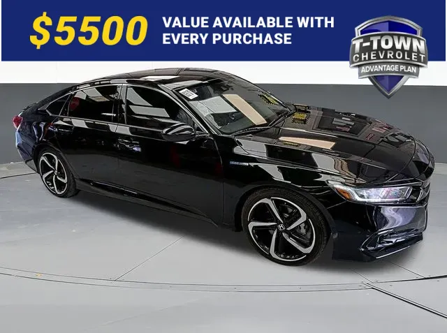 Black 2022 Honda Accord Hybrid Sport for sale in Tulsa, OK