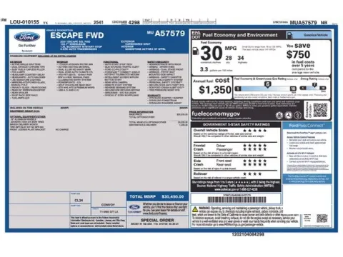 Another view of 2021 Ford Escape SEL for sale in Tulsa, OK at Jim Norton T-Town Chevrolet