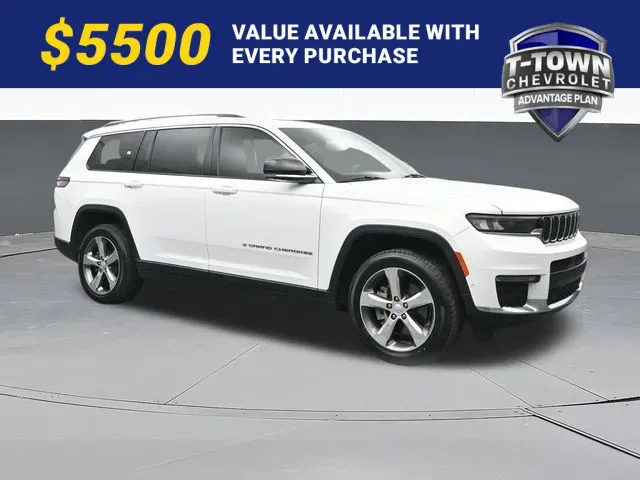 White 2021 Jeep Grand Cherokee L Limited for sale in Tulsa, OK
