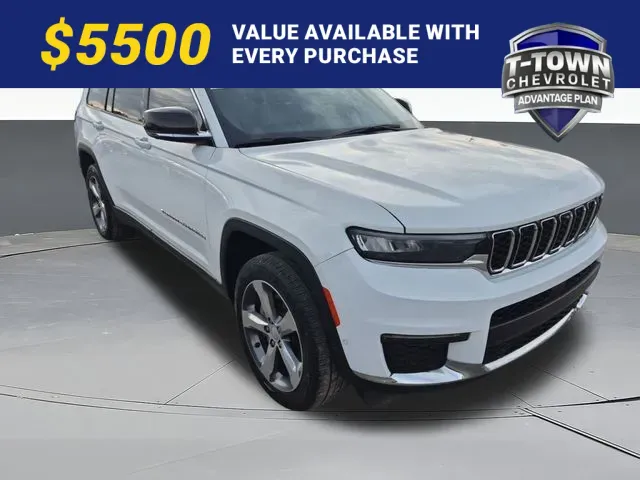 White 2021 Jeep Grand Cherokee L Limited for sale in Tulsa, OK