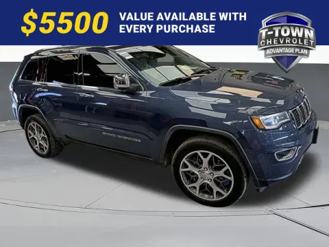 Blue 2021 Jeep Grand Cherokee Limited for sale in Tulsa, OK
