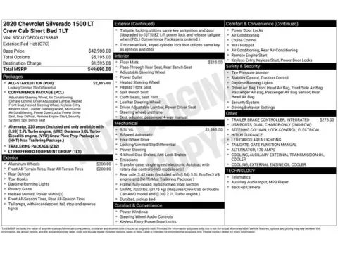 Another view of 2020 Chevrolet Silverado 1500 LT for sale in Tulsa, OK at Jim Norton T-Town Chevrolet