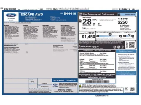 Another view of 2020 Ford Escape SE for sale in Tulsa, OK at Jim Norton T-Town Chevrolet