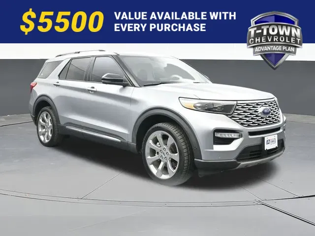 Silver 2020 Ford Explorer Platinum for sale in Tulsa, OK