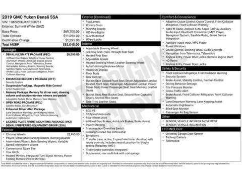 Another view of 2019 GMC Yukon Denali for sale in Tulsa, OK at Jim Norton T-Town Chevrolet