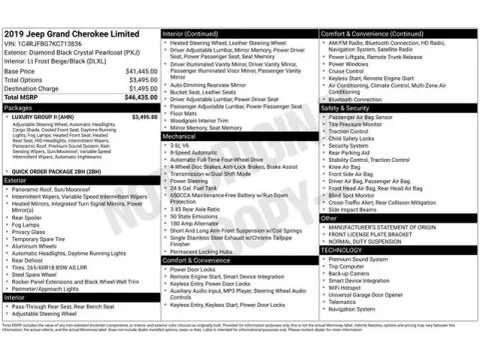 Another view of 2019 Jeep Grand Cherokee Limited for sale in Tulsa, OK at Jim Norton T-Town Chevrolet