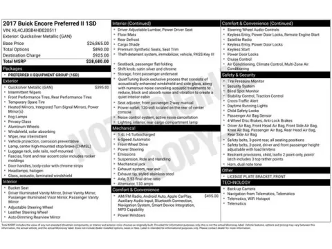 Another view of 2017 Buick Encore Preferred II for sale in Tulsa, OK at Jim Norton T-Town Chevrolet