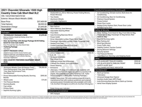 Another view of 2021 Chevrolet Silverado 1500 High Country for sale in Tulsa, OK at Jim Norton T-Town Chevrolet