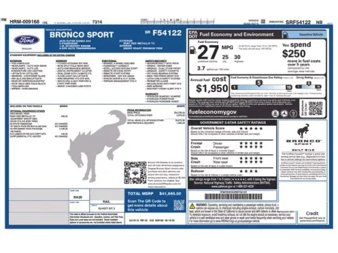 Another view of 2025 Ford Bronco Sport Outer Banks for sale in Tulsa, OK at Jim Norton T-Town Chevrolet