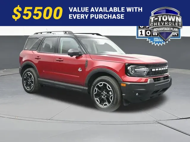 Red 2025 Ford Bronco Sport Outer Banks for sale in Tulsa, OK