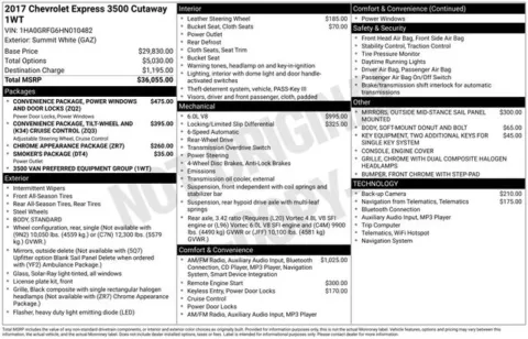 Another view of 2017 Chevrolet Express 3500 Work Van for sale in Tulsa, OK at Jim Norton T-Town Chevrolet