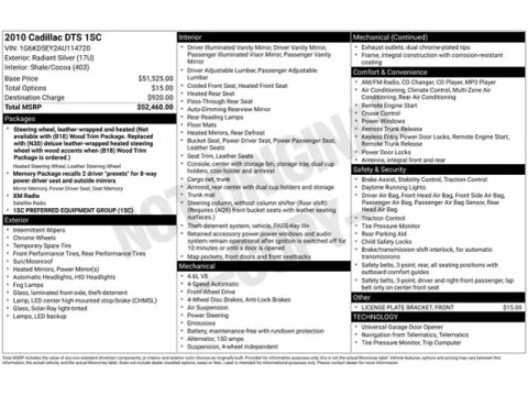 Another view of 2010 Cadillac DTS for sale in Tulsa, OK at Jim Norton T-Town Chevrolet