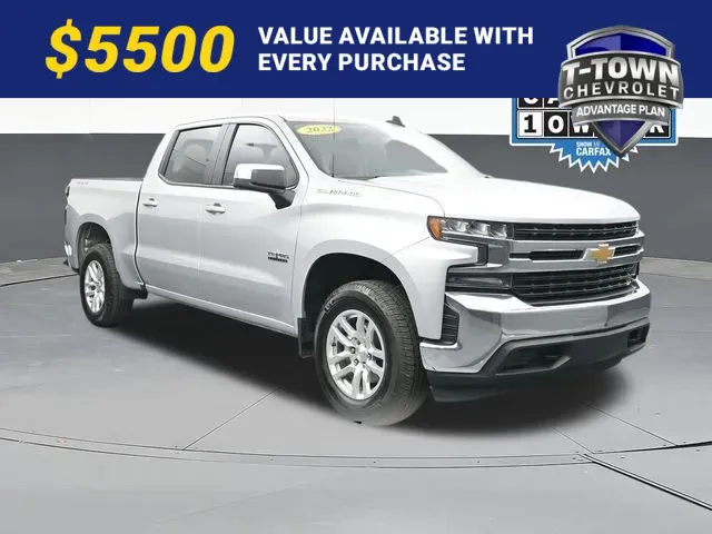 Silver 2022 Chevrolet Silverado 1500 LTD LT for sale in Tulsa, OK
