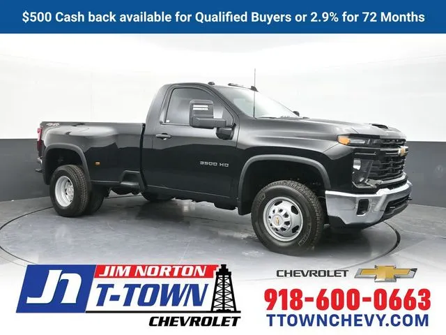 Black 2026 Chevrolet Silverado 3500HD Work Truck for sale in Tulsa, OK