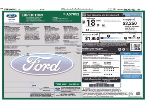 Another view of 2022 Ford Expedition Platinum for sale in Tulsa, OK at Jim Norton T-Town Chevrolet