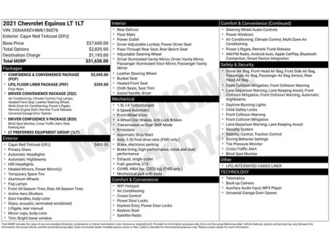 Another view of 2021 Chevrolet Equinox LT for sale in Tulsa, OK at Jim Norton T-Town Chevrolet