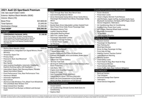 Another view of 2021 Audi Q5 Sportback 45 Premium for sale in Tulsa, OK at Jim Norton T-Town Chevrolet