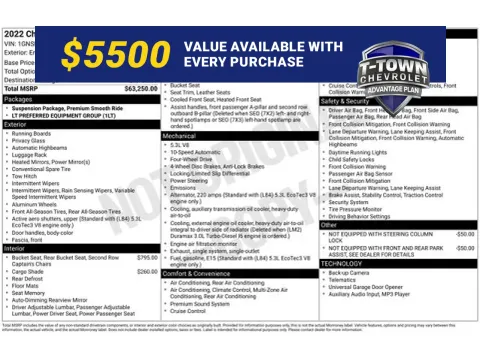 Beige 2022 Chevrolet Tahoe LT for sale in Tulsa, OK