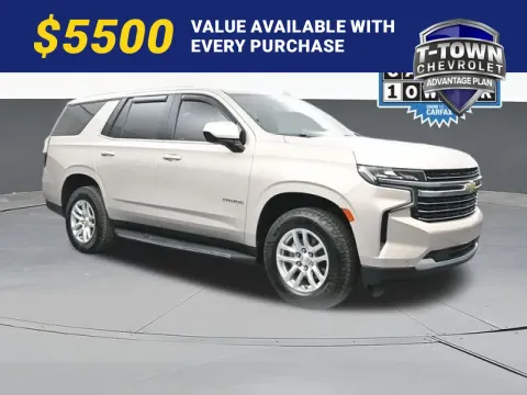 Beige 2022 Chevrolet Tahoe LT for sale in Tulsa, OK