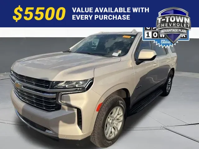 Beige 2022 Chevrolet Tahoe LT for sale in Tulsa, OK