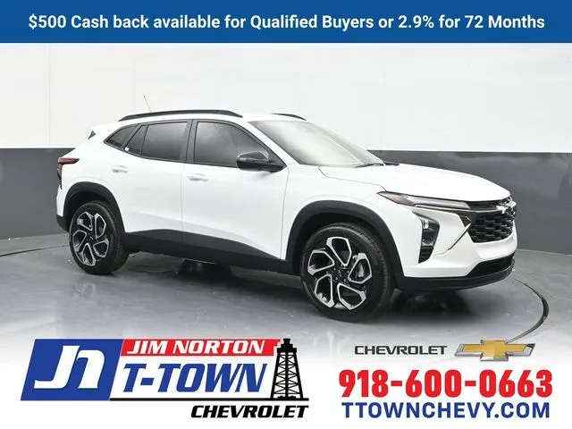 White 2026 Chevrolet Trax 2RS for sale in Tulsa, OK