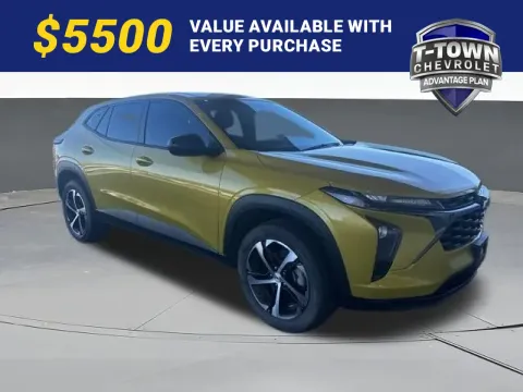 Yellow 2024 Chevrolet Trax 1RS for sale in Tulsa, OK