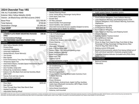 Another view of 2024 Chevrolet Trax 1RS for sale in Tulsa, OK at Jim Norton T-Town Chevrolet