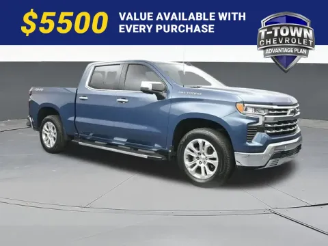 Blue 2024 Chevrolet Silverado 1500 LTZ for sale in Tulsa, OK