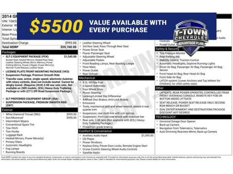 White 2014 GMC Yukon XL SLT 1500 for sale in Tulsa, OK