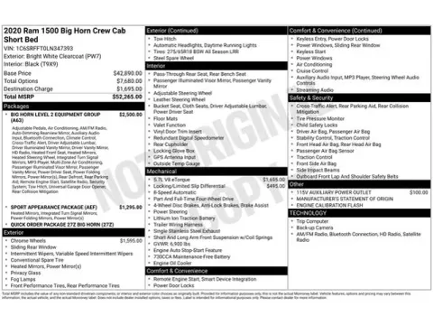 Another view of 2020 Ram 1500 Big Horn/Lone Star for sale in Tulsa, OK at Jim Norton T-Town Chevrolet