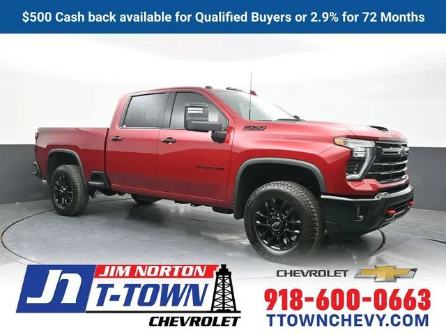 Red 2026 Chevrolet Silverado 2500HD LTZ for sale in Tulsa, OK