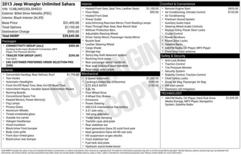 Another view of 2013 Jeep Wrangler Unlimited Sahara for sale in Tulsa, OK at Jim Norton T-Town Chevrolet