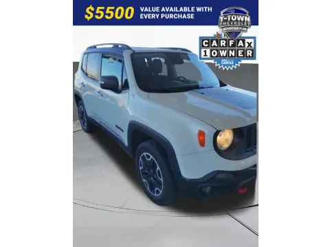 White 2015 Jeep Renegade Trailhawk for sale in Tulsa, OK
