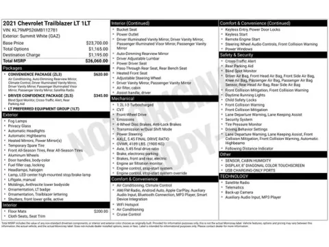 Another view of 2021 Chevrolet TrailBlazer LT for sale in Tulsa, OK at Jim Norton T-Town Chevrolet