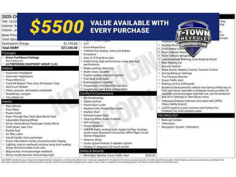 White 2025 Chevrolet Malibu LS for sale in Tulsa, OK