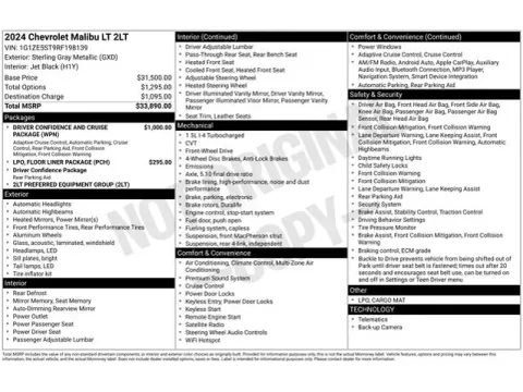 Another view of 2024 Chevrolet Malibu LT for sale in Tulsa, OK at Jim Norton T-Town Chevrolet